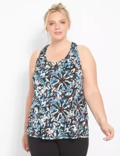 Cheap Form & Fabric Fashion Store 14 LIVI Wicking Draped Cross-Back Tank