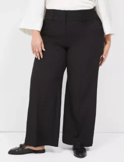 Signature Fit High-Rise Perfect Drape Wide Leg Pant