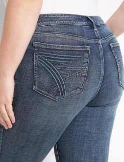 Seven7 Straight Jean With Back Pocket Embroidery -Cheap Form & Fabric Fashion Store 369808 0000012013 alt2