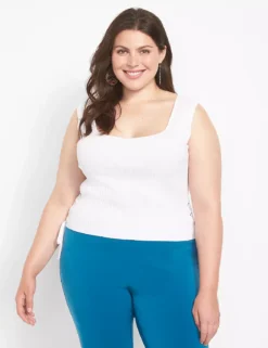 Fitted V-Neck Sweater Tank 6 Fitted V-Neck Sweater Tank -Cheap Form & Fabric Fashion Store 378074 0000007780 alt1