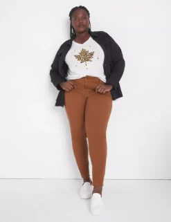 Signature Fit 5-Pocket Sateen Skinny Pant