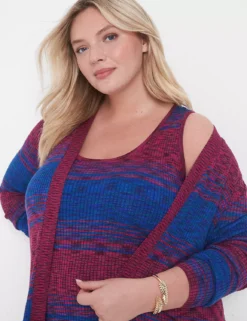 Classic Open-Front Duster Overpiece -Cheap Form & Fabric Fashion Store 378339 0000012427 alt1