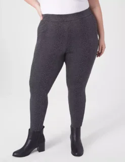 Pull-On High-Rise Ponte Legging