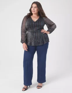 Signature Fit High-Rise Dressy Wide Leg Jean - Medium Wash