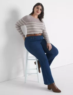 Fitted Crew-Neck Sweater -Cheap Form & Fabric Fashion Store 397885 0000017092 alt1