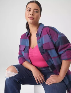 Classic Sweetheart-Neck Ribbed Tee -Cheap Form & Fabric Fashion Store 397976 0000009030 alt1