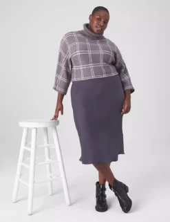 Slip Satin Skirt -Cheap Form & Fabric Fashion Store 398041 0000008829 alt1