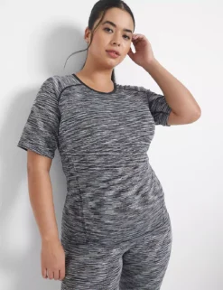 LIVI Seamless Fitted Spacedye Top