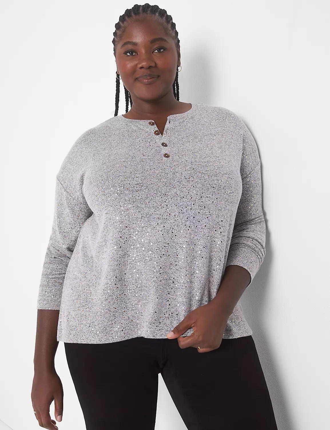 Classic Long-Sleeve Henley Tee 1 Classic Long-Sleeve Henley Tee