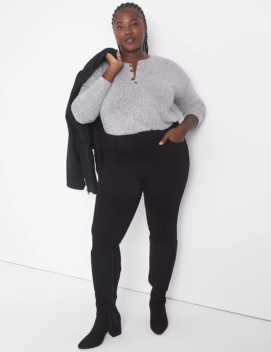 Classic Long-Sleeve Henley Tee 3 Classic Long-Sleeve Henley Tee - Image 3