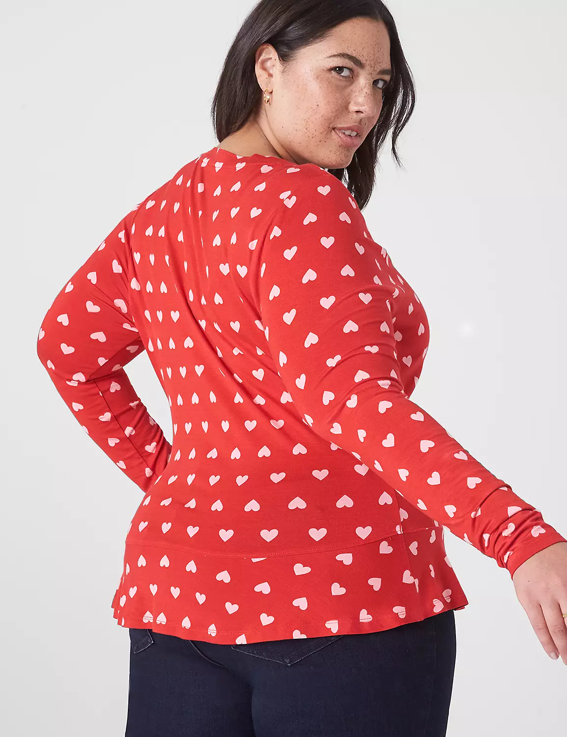 Classic V-Neck Tee With Drawcord Detail 2 Classic V-Neck Tee With Drawcord Detail - Image 2