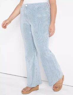 Signature Fit Flare Jean - Railroad Stripe -Cheap Form & Fabric Fashion Store 398882 0000012018 alt1