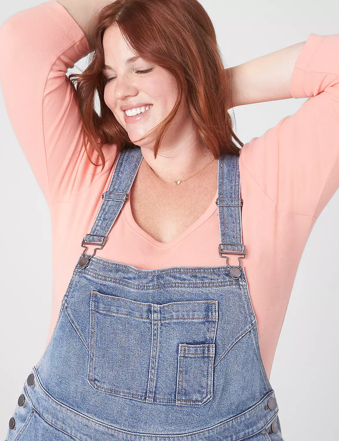 Ankle Straight Leg Denim Overalls 3 Ankle Straight Leg Denim Overalls - Image 3
