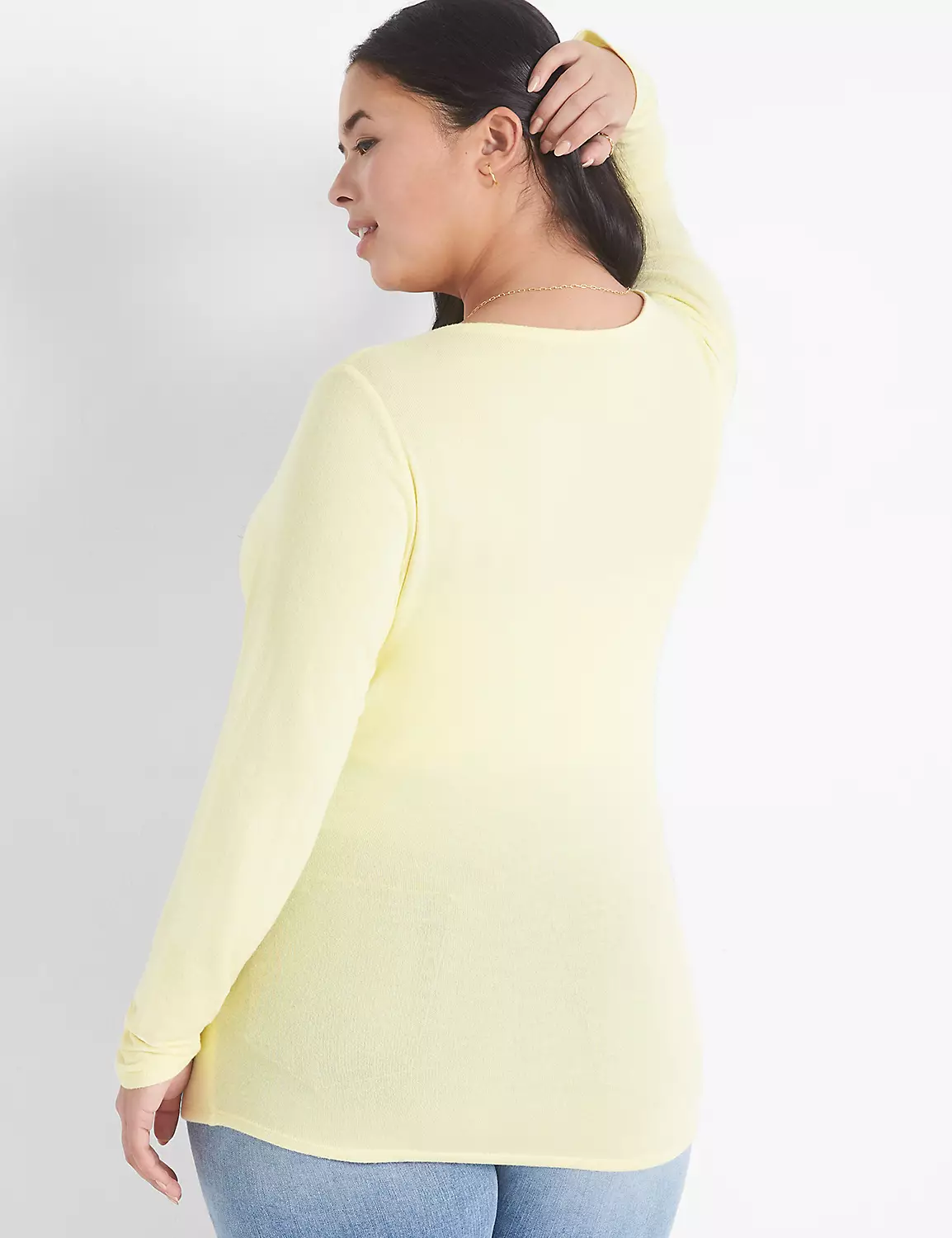 Classic Faux-Wrap Ruched-Side Top 2 Classic Faux-Wrap Ruched-Side Top - Image 2