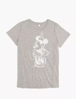 Modern Disney Drawn Minnie Graphic Tee