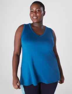 LIVI Soft V-Neck Cutout-Back Tank