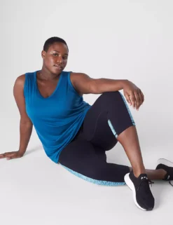 LIVI Soft V-Neck Cutout-Back Tank -Cheap Form & Fabric Fashion Store 399133 0000009360 alt1