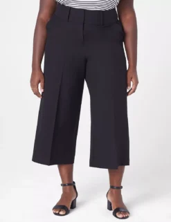 High-Rise Perfect Drape Wide Leg Capri Pant 5 High-Rise Perfect Drape Wide Leg Capri Pant -Cheap Form & Fabric Fashion Store 399173 0000081590 alt1