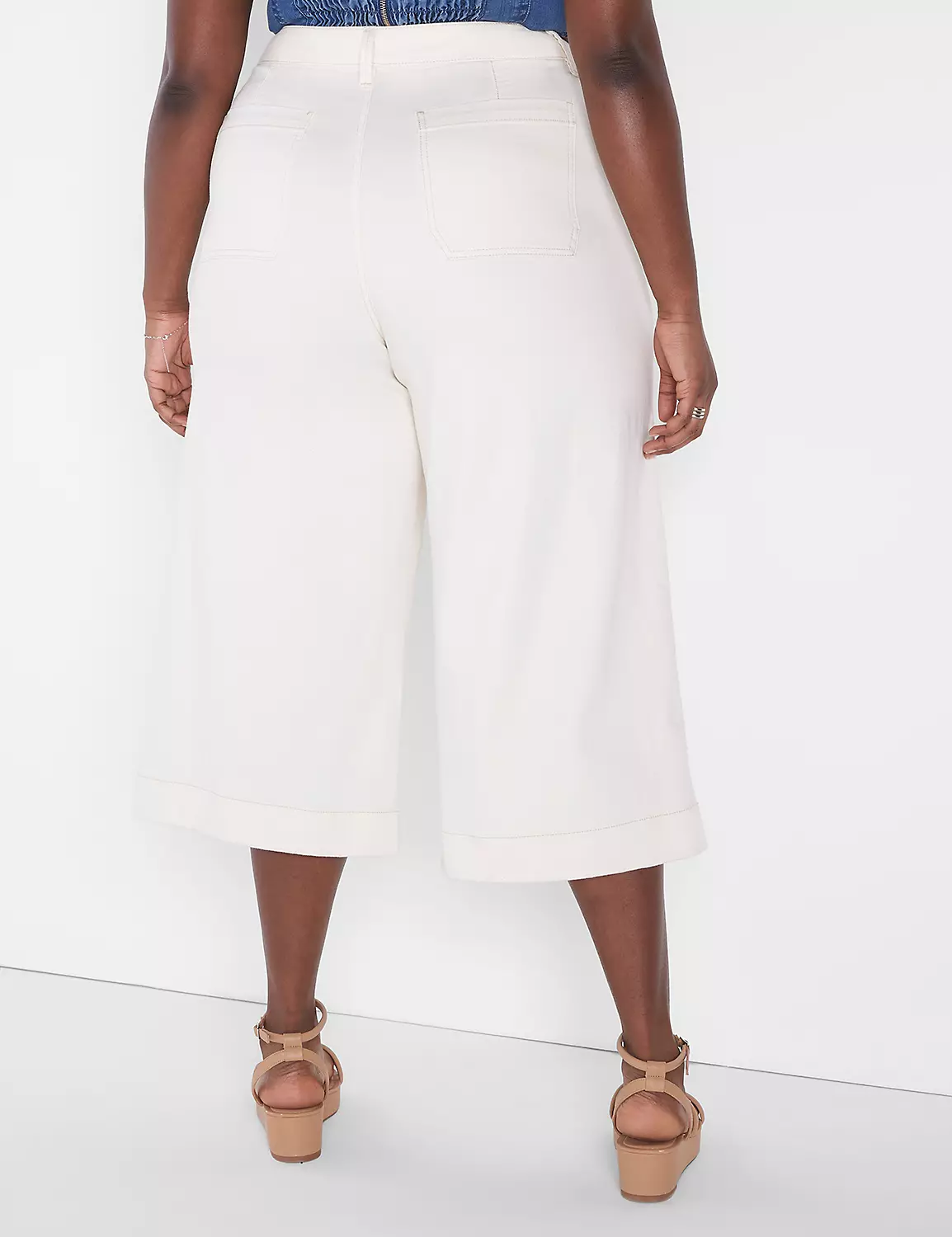 Signature Fit Crop Wide Leg Jean 2 Signature Fit Crop Wide Leg Jean - Image 2
