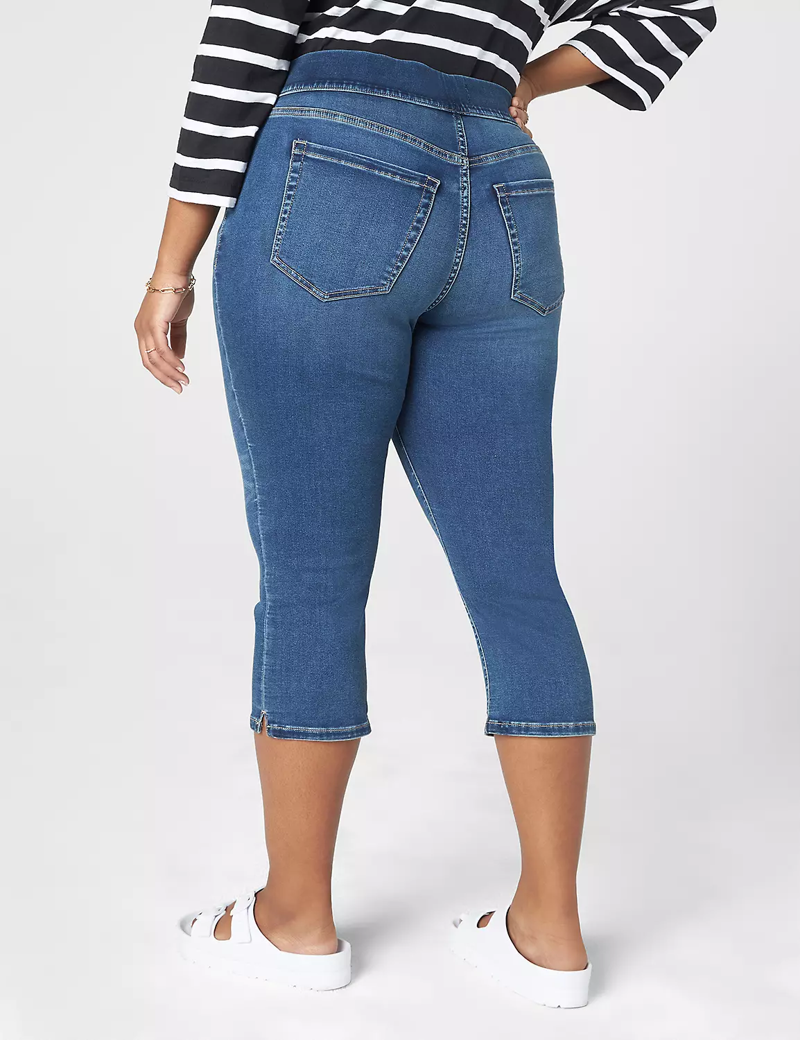 Pull-On High-Rise Pedal Jegging 2 Pull-On High-Rise Pedal Jegging - Image 2