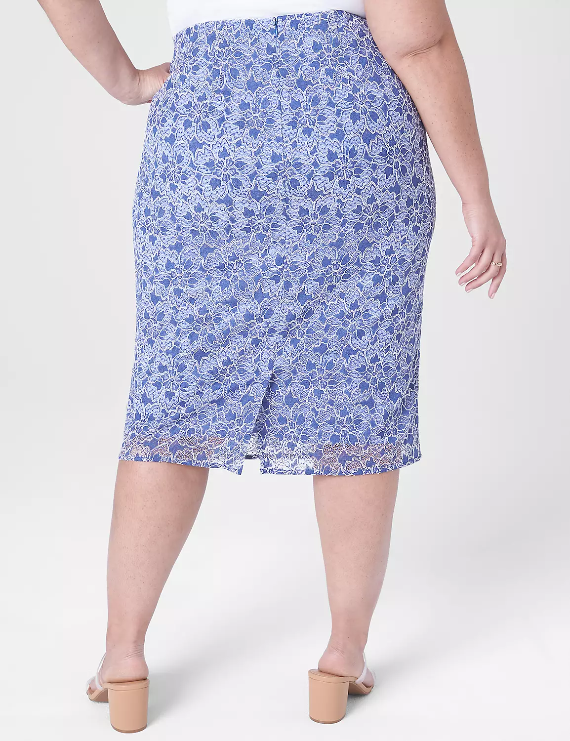 Lace Midi Pencil Skirt 2 Lace Midi Pencil Skirt - Image 2