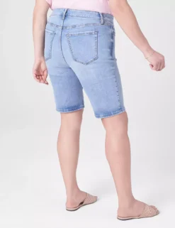 Signature Fit Bermuda Jean Short 4 Signature Fit Bermuda Jean Short -Cheap Form & Fabric Fashion Store 399197 0000012018 Back