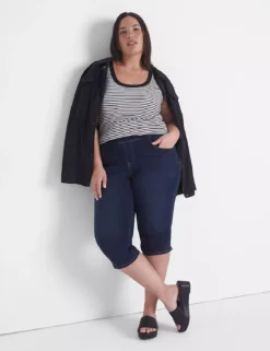 Pull-On High-Rise Pedal Jegging -Cheap Form & Fabric Fashion Store 399202 0000012008 alt2