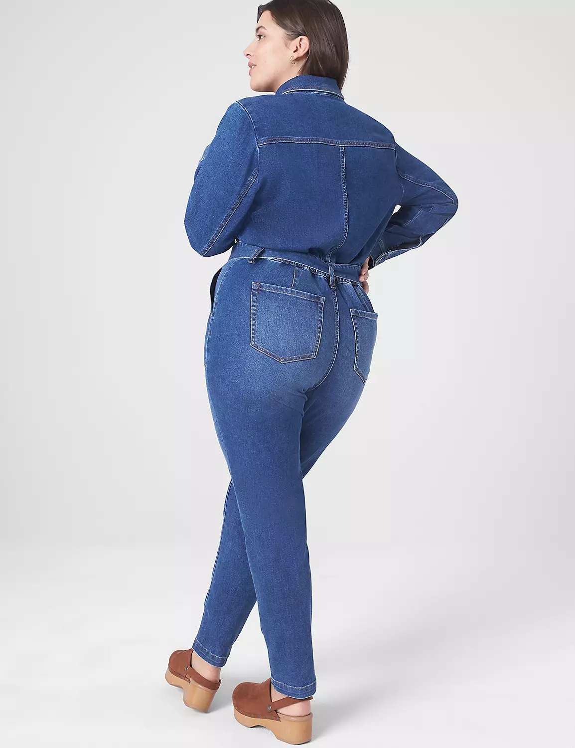Denim Straight Leg Jumpsuit 2 Denim Straight Leg Jumpsuit - Image 2