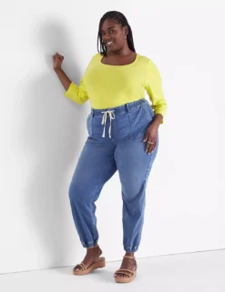 Pull-On Boyfriend Jogger Jean -Cheap Form & Fabric Fashion Store 399229 0000012013 alt2