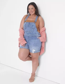 Boyfriend Short Denim Overalls -Cheap Form & Fabric Fashion Store 399243 0000012018 alt1