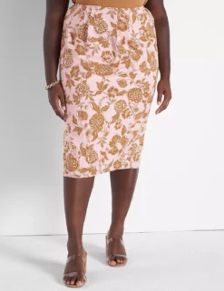 Floral Midi Skirt