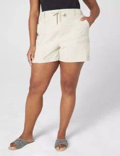 Linen Short With Roll Hem