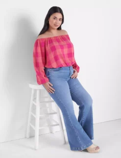 Classic Crop Off-The-Shoulder Top -Cheap Form & Fabric Fashion Store 399310 0000106506 alt1