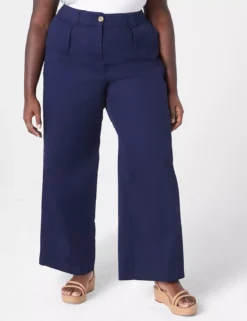 Tailored Wide Leg Chino Pant