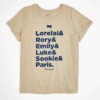 Modern Crew-Neck Gilmore Girls Graphic Tee