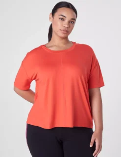 LIVI Soft Crop Scoop-Neck Hoodie