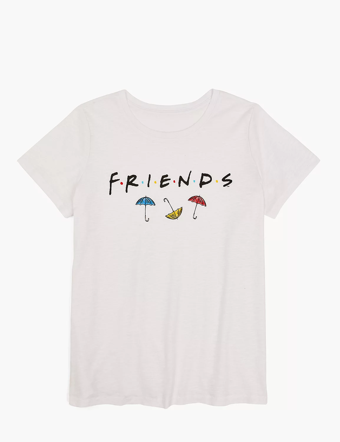 Modern Crew-Neck Friends Graphic Tee 1 Modern Crew-Neck Friends Graphic Tee
