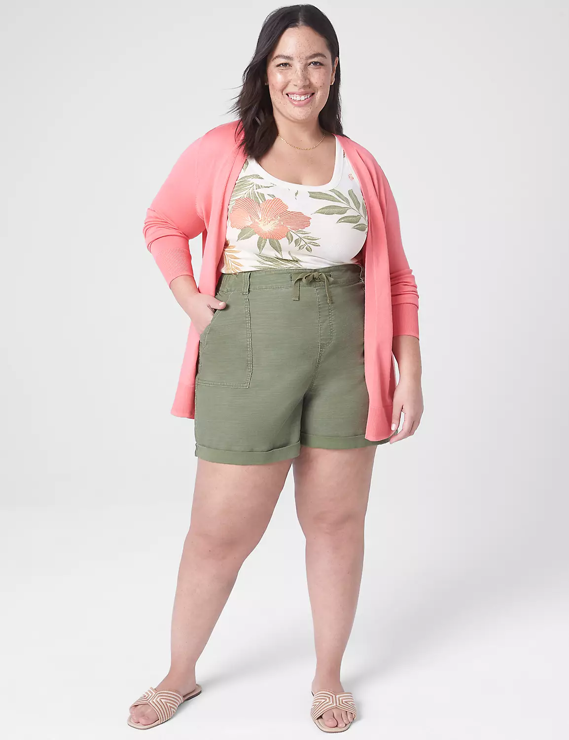 Fitted Scoop-Neck Rib Tank 3 Fitted Scoop-Neck Rib Tank - Image 3