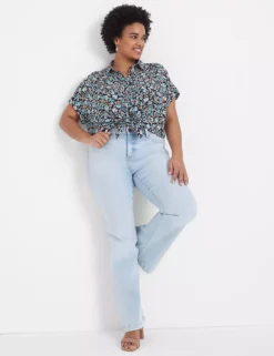 Short-Sleeve Button-Down Shirt -Cheap Form & Fabric Fashion Store 399528 0000106533 alt1