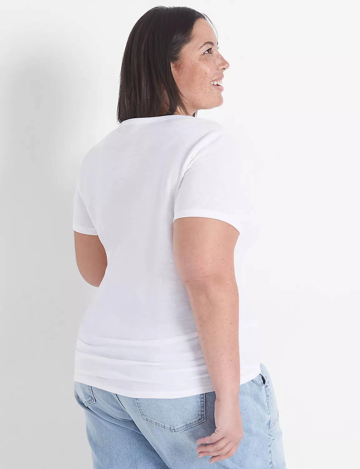 Modern Slub Side-Ruched Tee 2 Modern Slub Side-Ruched Tee - Image 2