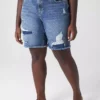 Signature Fit Boyfriend Bermuda Jean Short