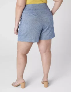 Linen City Short -Cheap Form & Fabric Fashion Store 399599 0000108599 Back