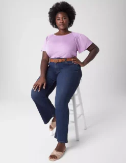 Swing Flutter-Sleeve Tee -Cheap Form & Fabric Fashion Store 399640 0000107917 alt1