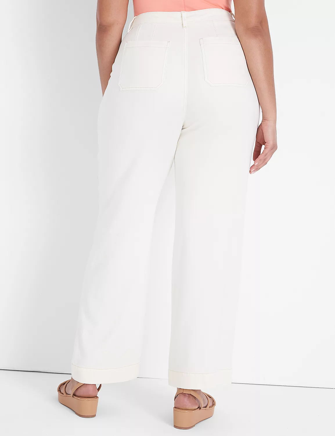 Signature Fit Fluid Wide Leg Trouser Jean 2 Signature Fit Fluid Wide Leg Trouser Jean - Image 2