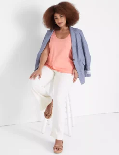 Signature Fit Fluid Wide Leg Trouser Jean 5 Signature Fit Fluid Wide Leg Trouser Jean -Cheap Form & Fabric Fashion Store 399791 0000009537 alt2