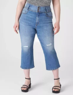 Cheap Form & Fabric Fashion Store 33 Ultra High-Rise Straight Leg Capri Jean