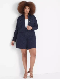 Linen Bermuda Short -Cheap Form & Fabric Fashion Store 400032 0000107787 alt1