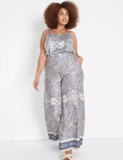 Satin Wide Leg Pant -Cheap Form & Fabric Fashion Store 400047 0000108798 alt1