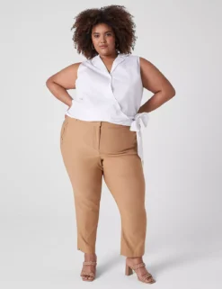 Crop Sleeveless Full-Wrap Top -Cheap Form & Fabric Fashion Store 400068 0000007780 alt3