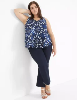 Modern Swing Double-Layer Chiffon Tank -Cheap Form & Fabric Fashion Store 400078 0000108077 alt1